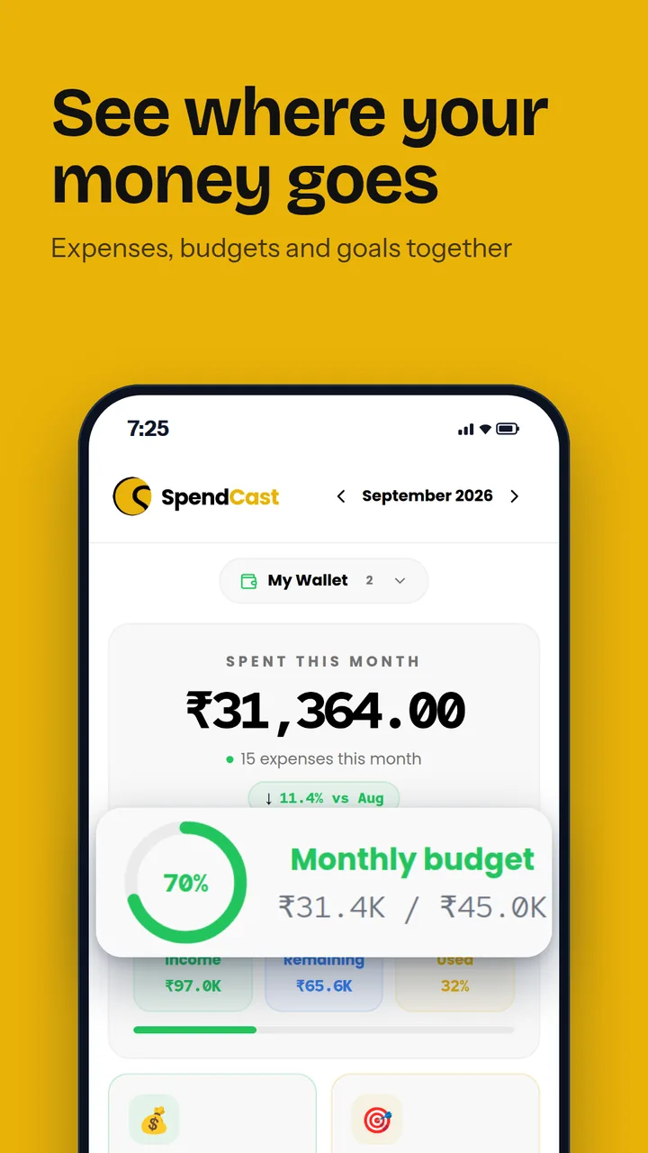 SpendCast screenshot 1
