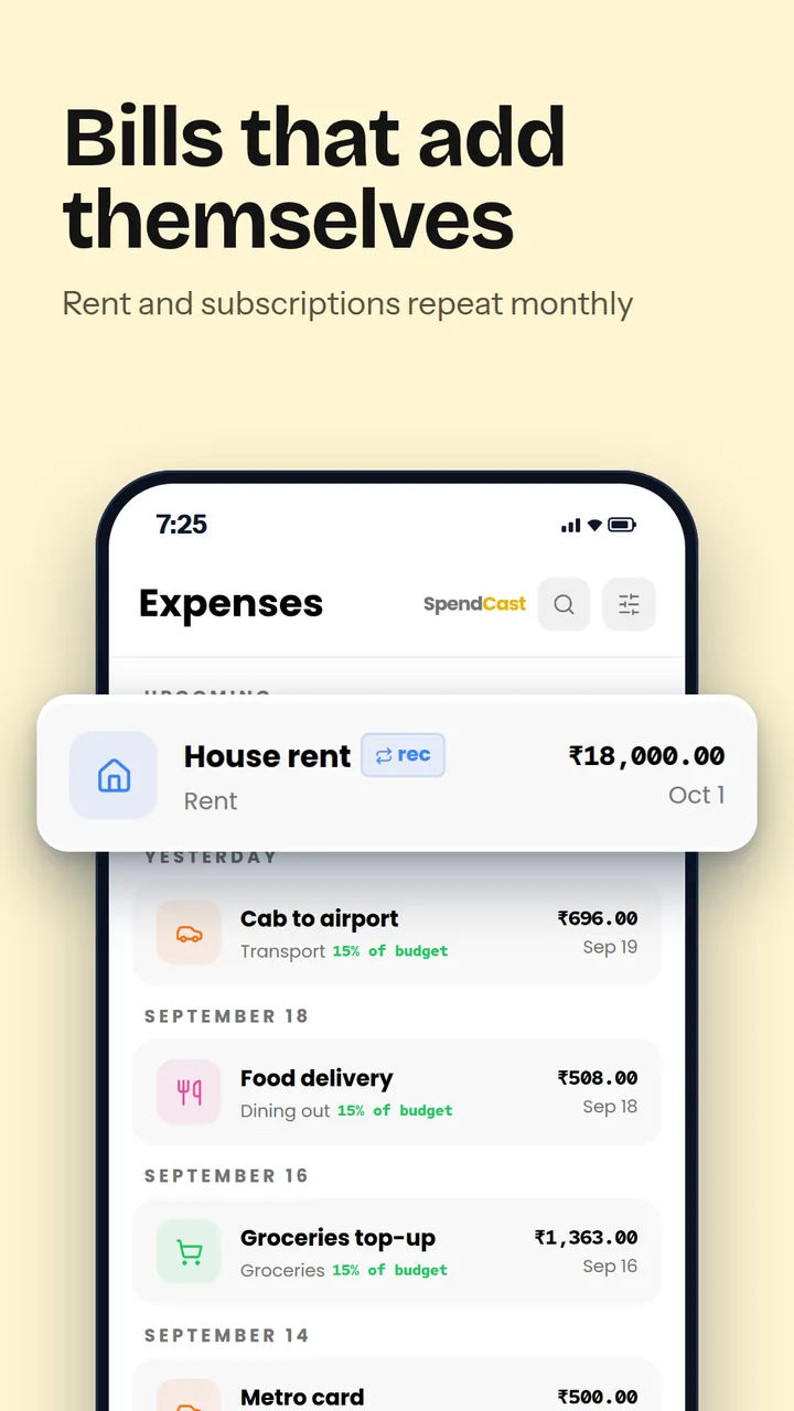 SpendCast screenshot 5